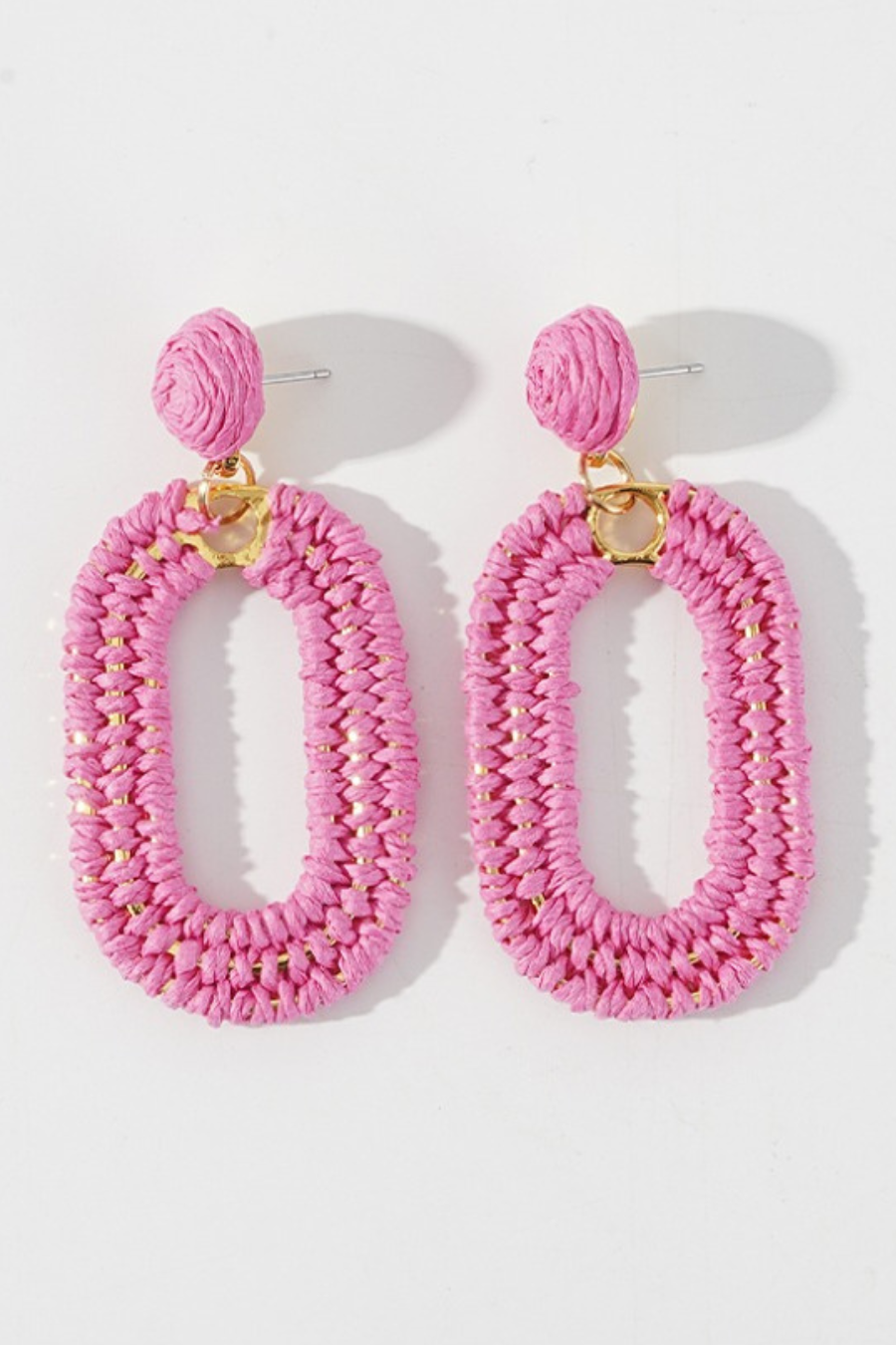 Lily Raffia Earrings