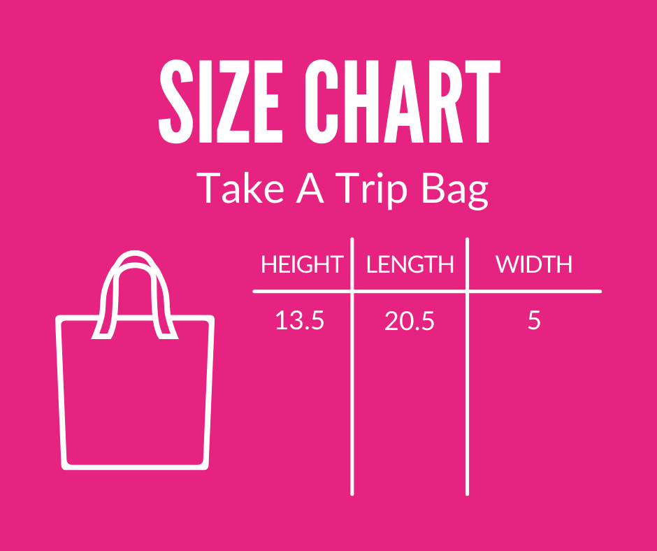 Take A Trip Textured Tote Bag