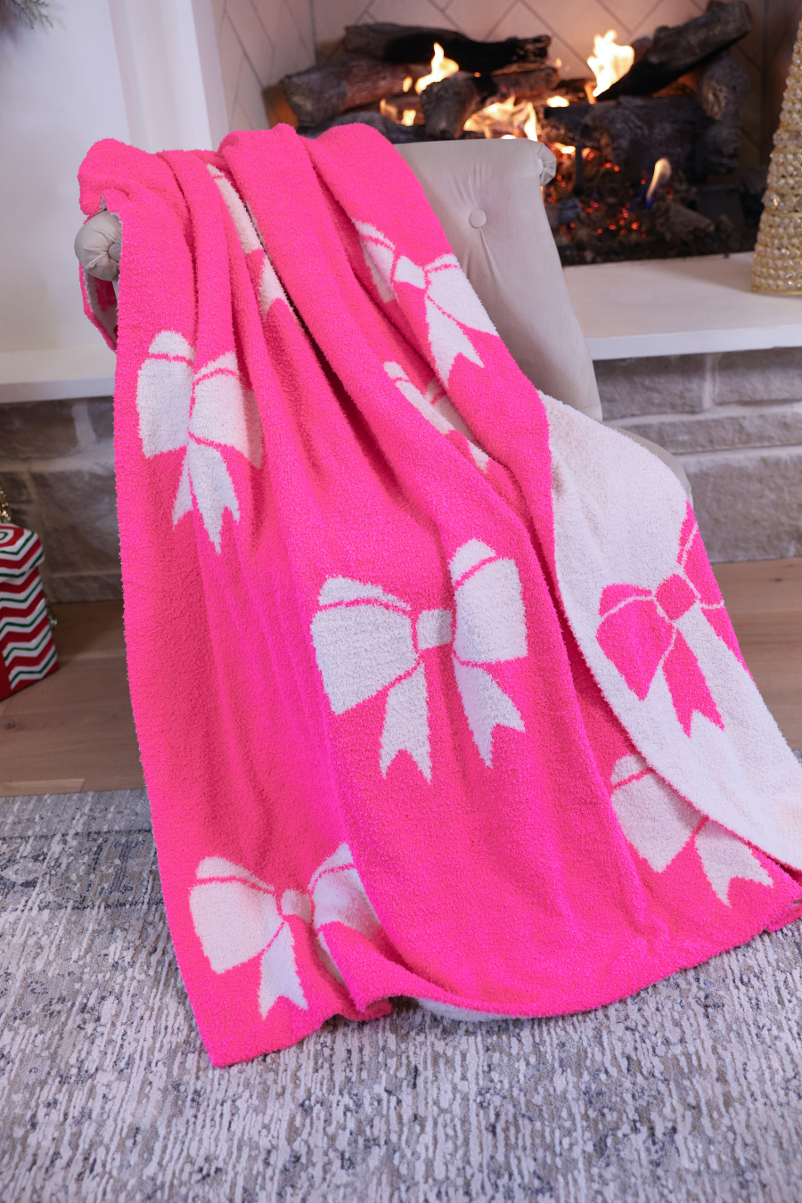 Tied in Pink Blanket