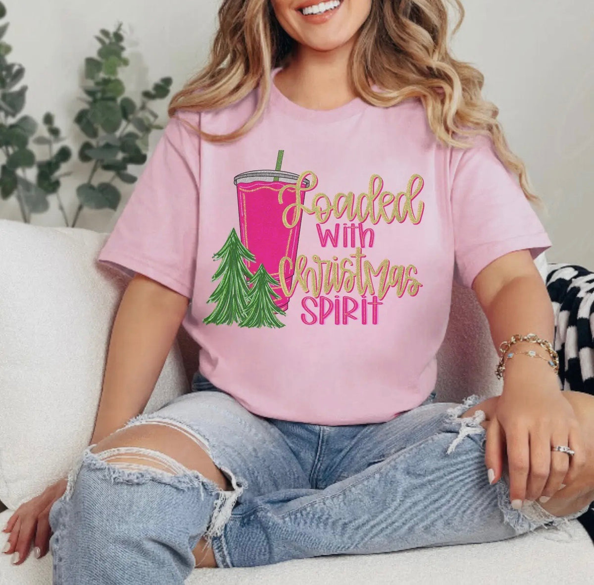 Loaded With Christmas Spirit T-Shirt