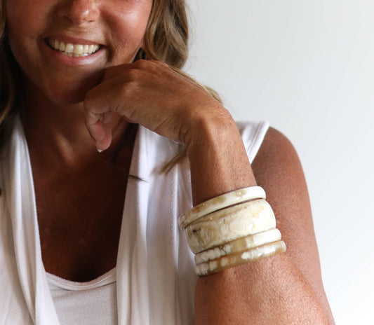 Large Cow Horn Bangle