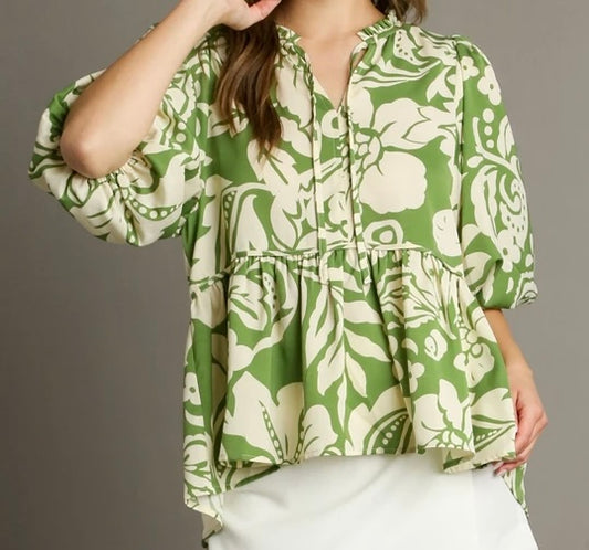 Kai Floral Tie Tops