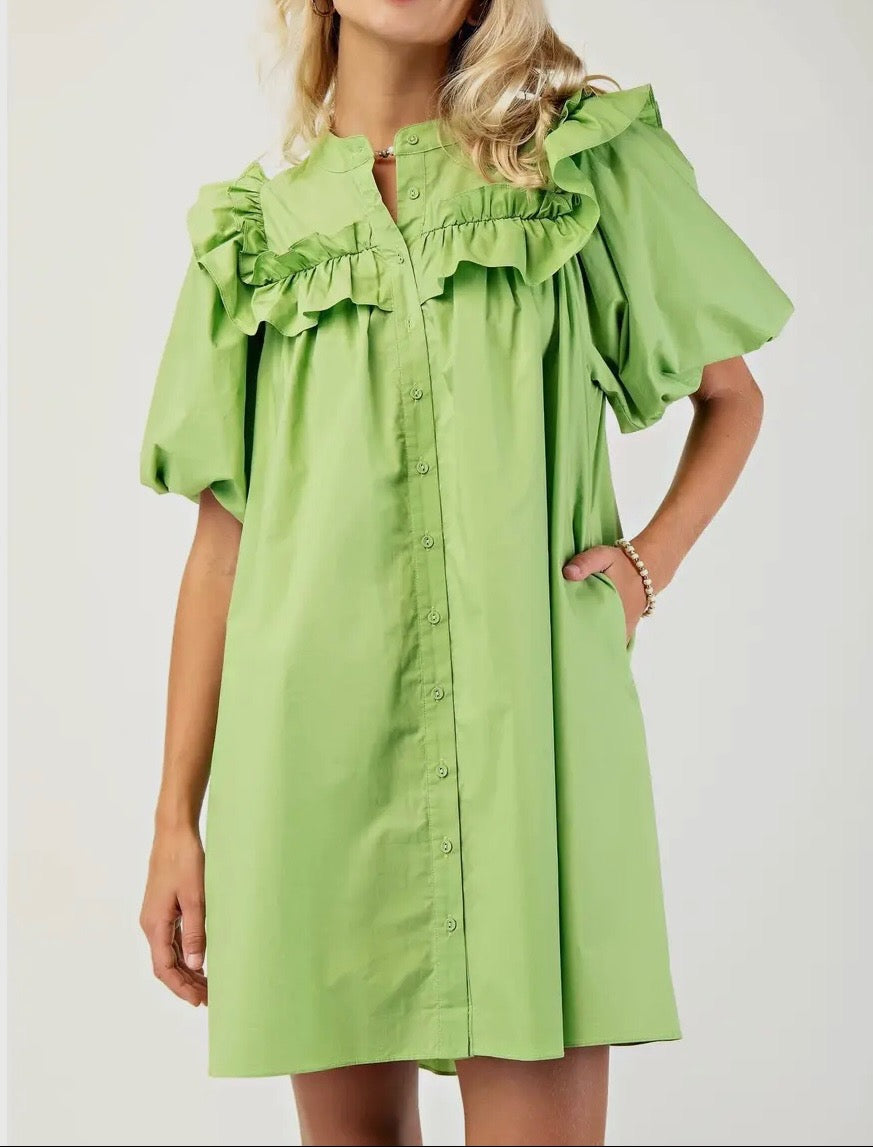 Jade Blossom Dress