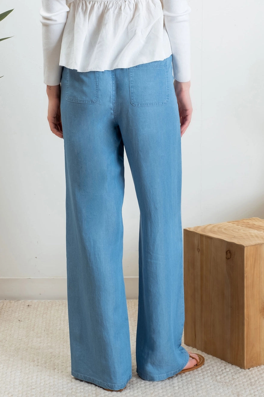 Chambray Pants
