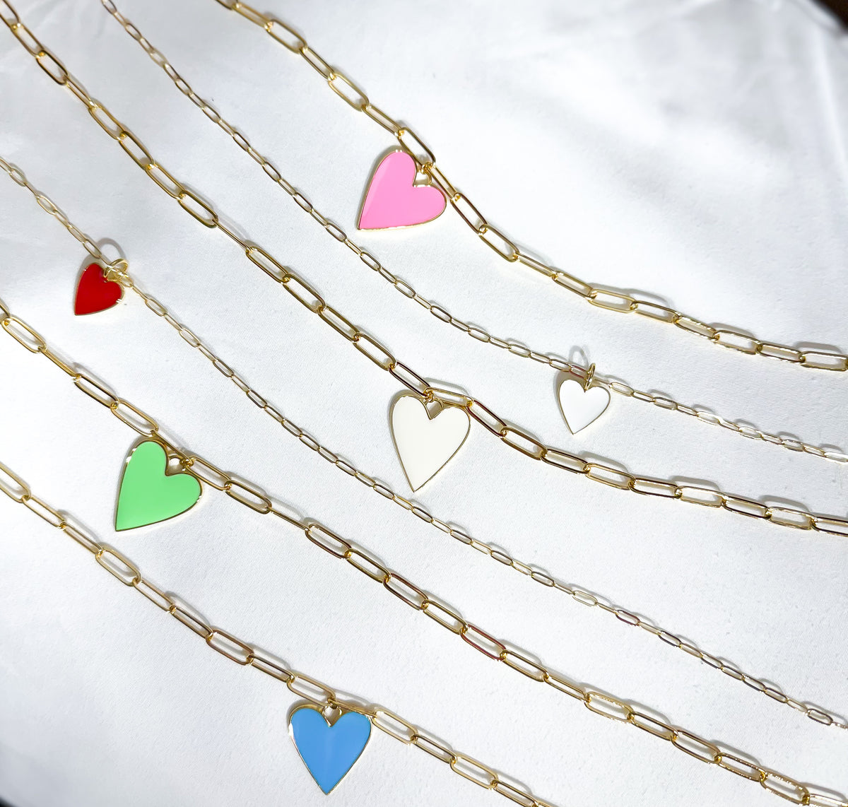 Mini Bella Heart Necklaces