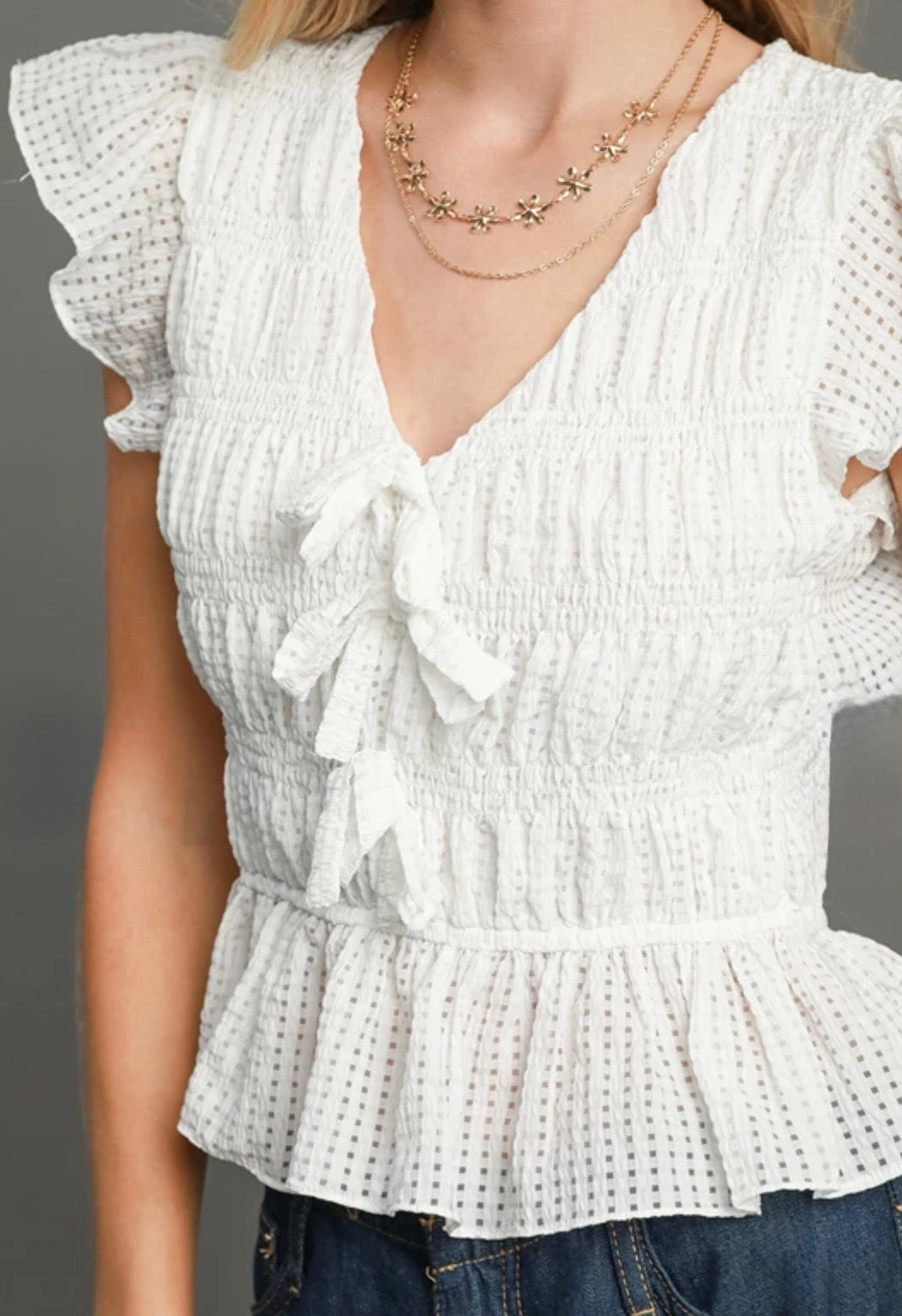 Skylar Ruffle Top