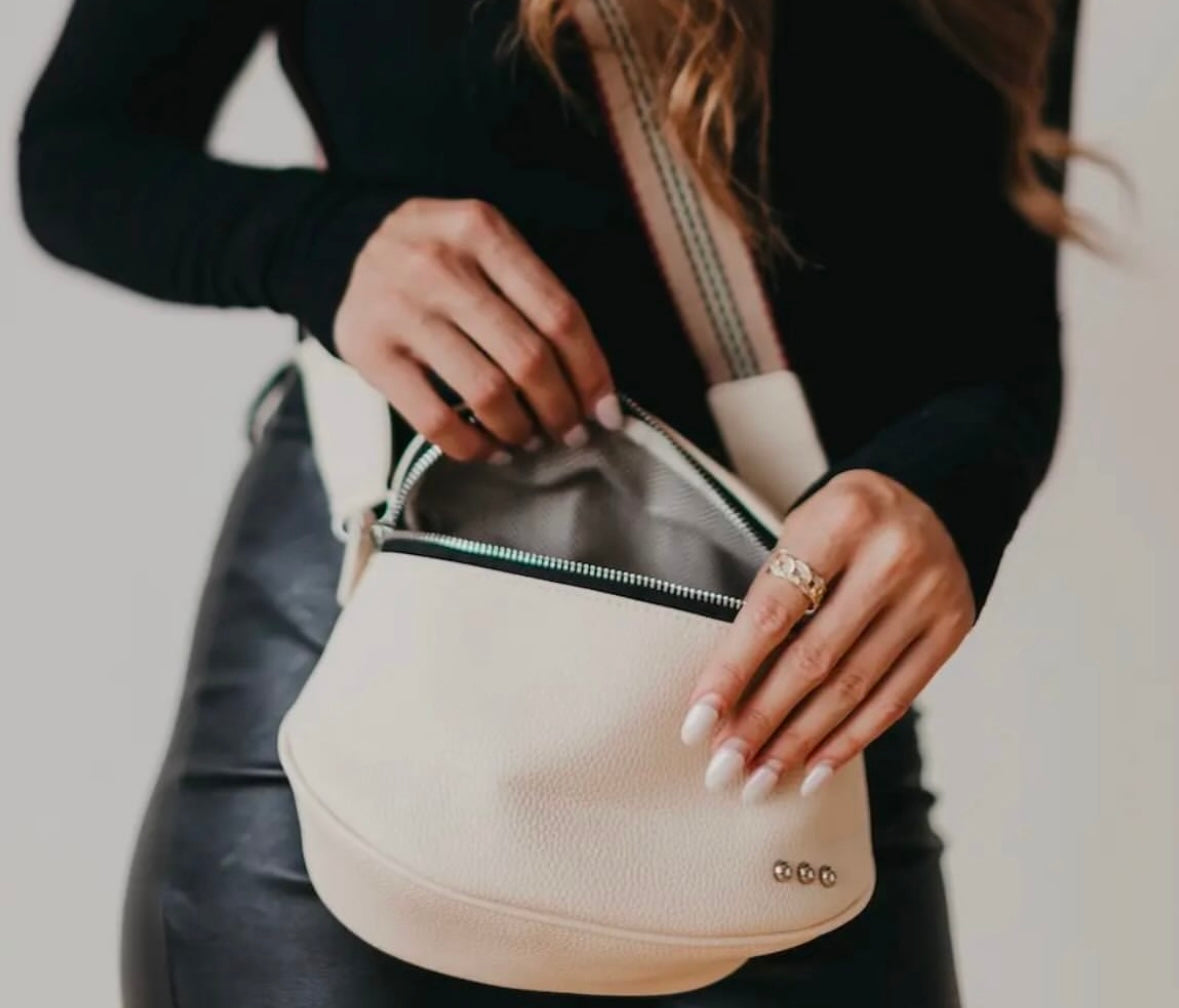 Vegan Leather Sling Crossbody Bags
