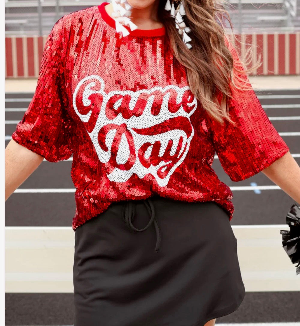 Game Day Sparkle Tops