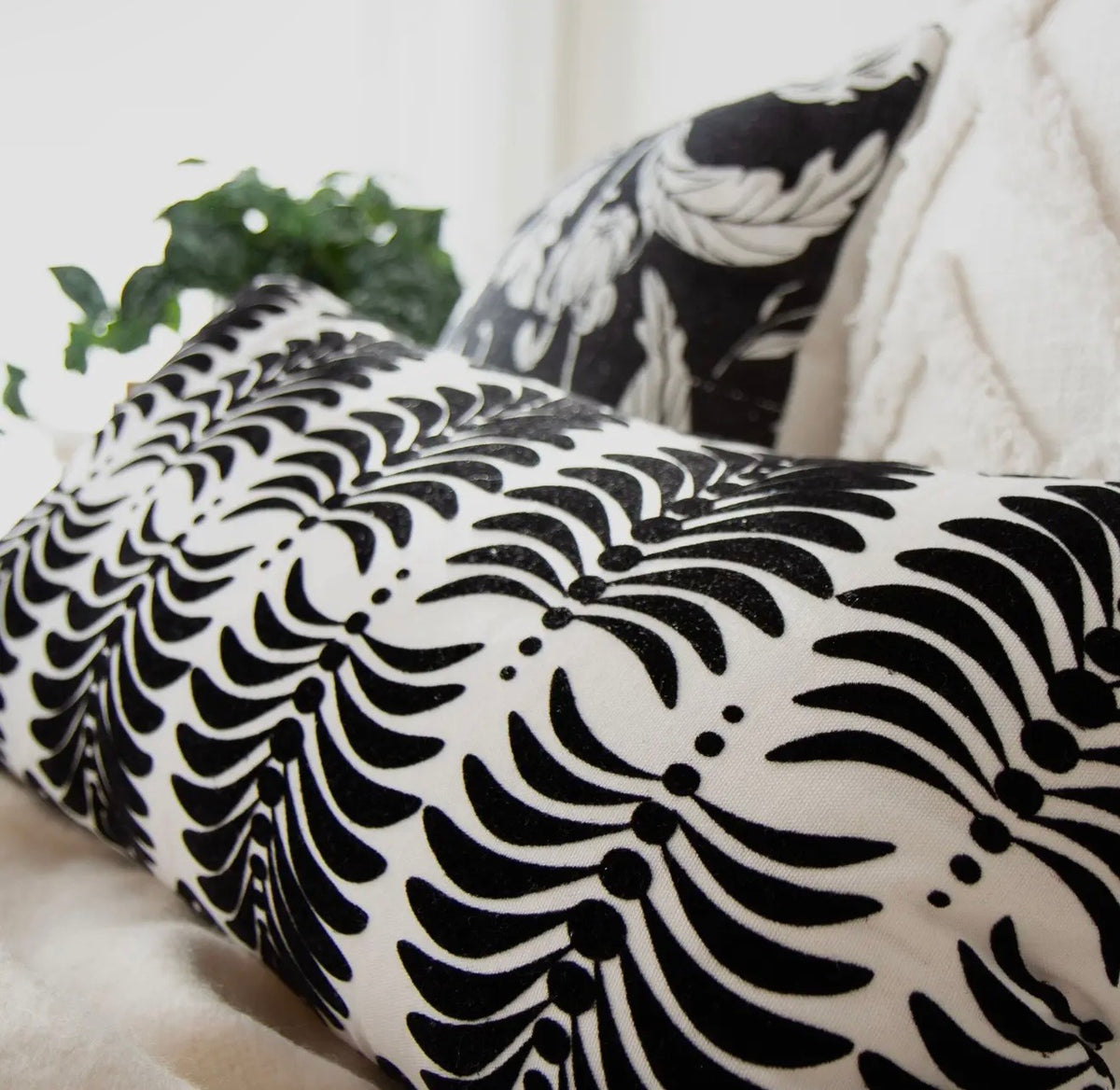 14x28 Damask Pillows