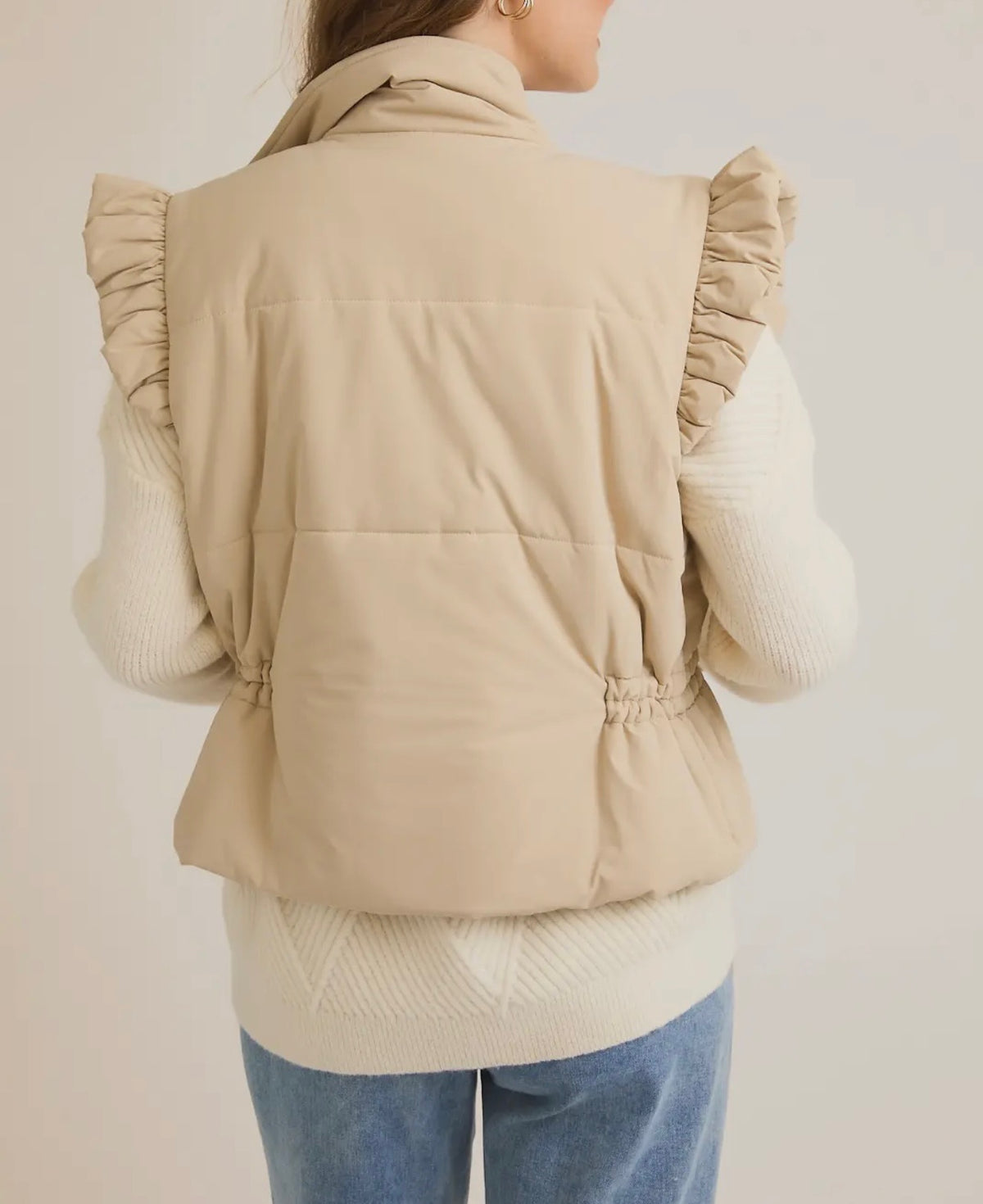 Eloise Ruffle Puff Vest
